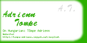 adrienn tompe business card