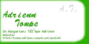 adrienn tompe business card